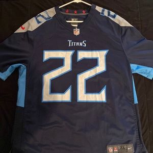 Derrick Henry navy jersey